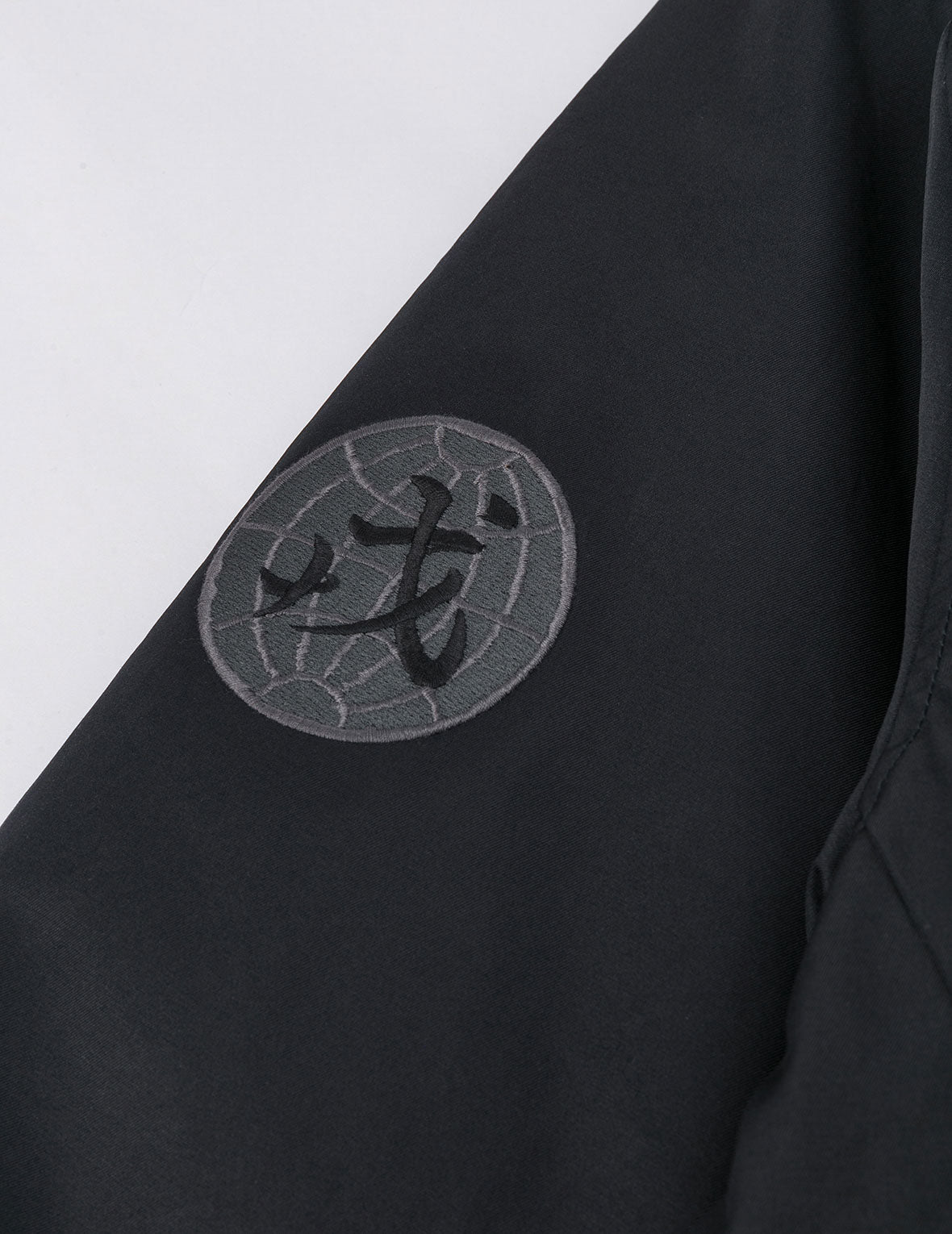 Multi Logo Badges Embroidery Regular Fit Padded Bomber Jacket