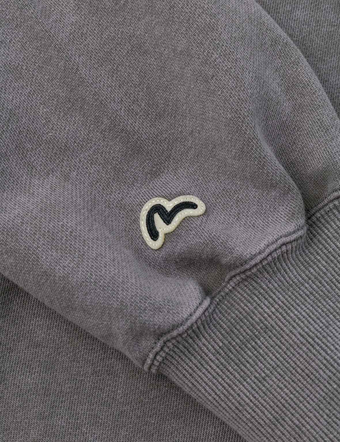 UFO Print and Seagull Appliqué Relax Fit Hoodie