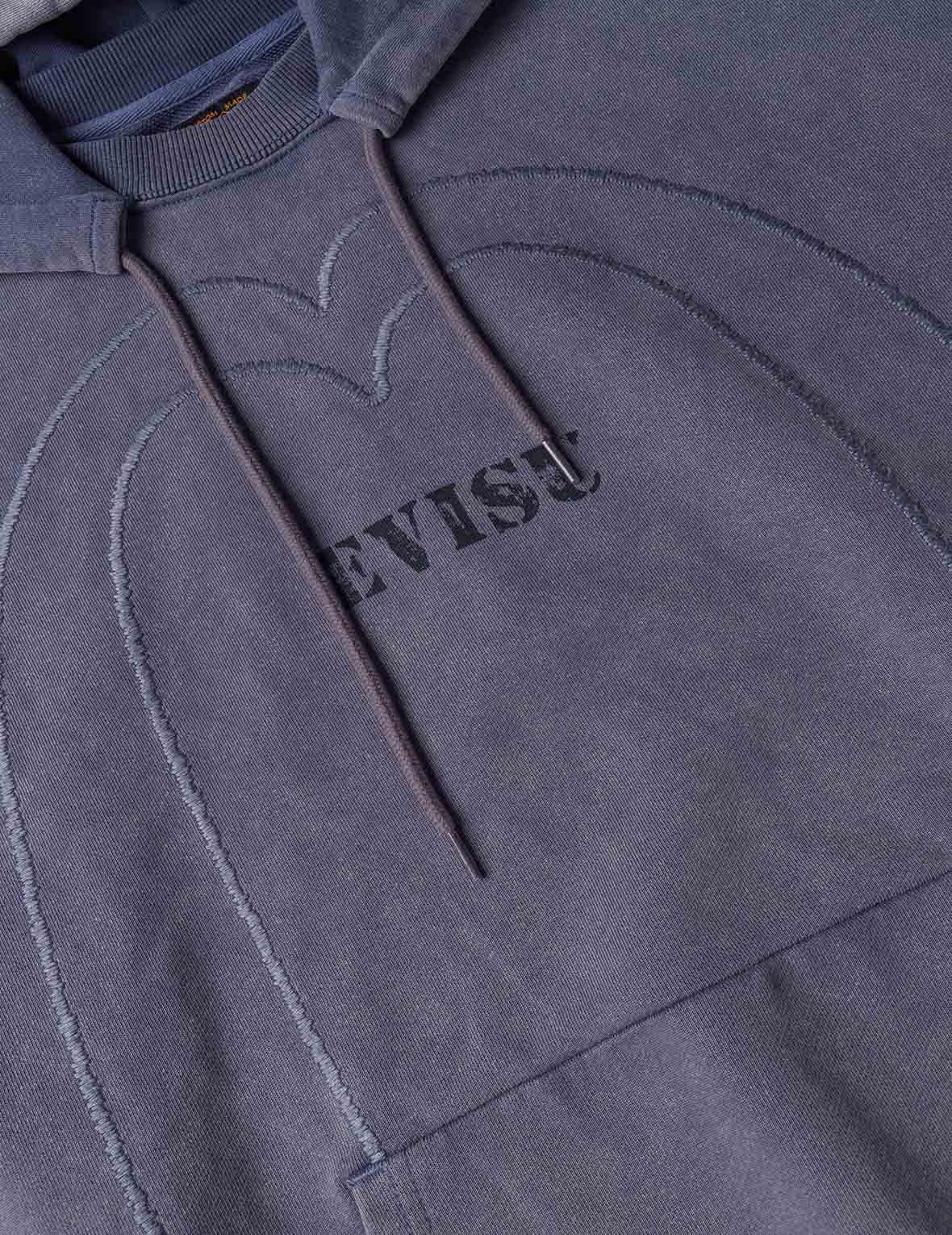 Heavy Washed Daicock Embroidery Regular Fit Hoodie