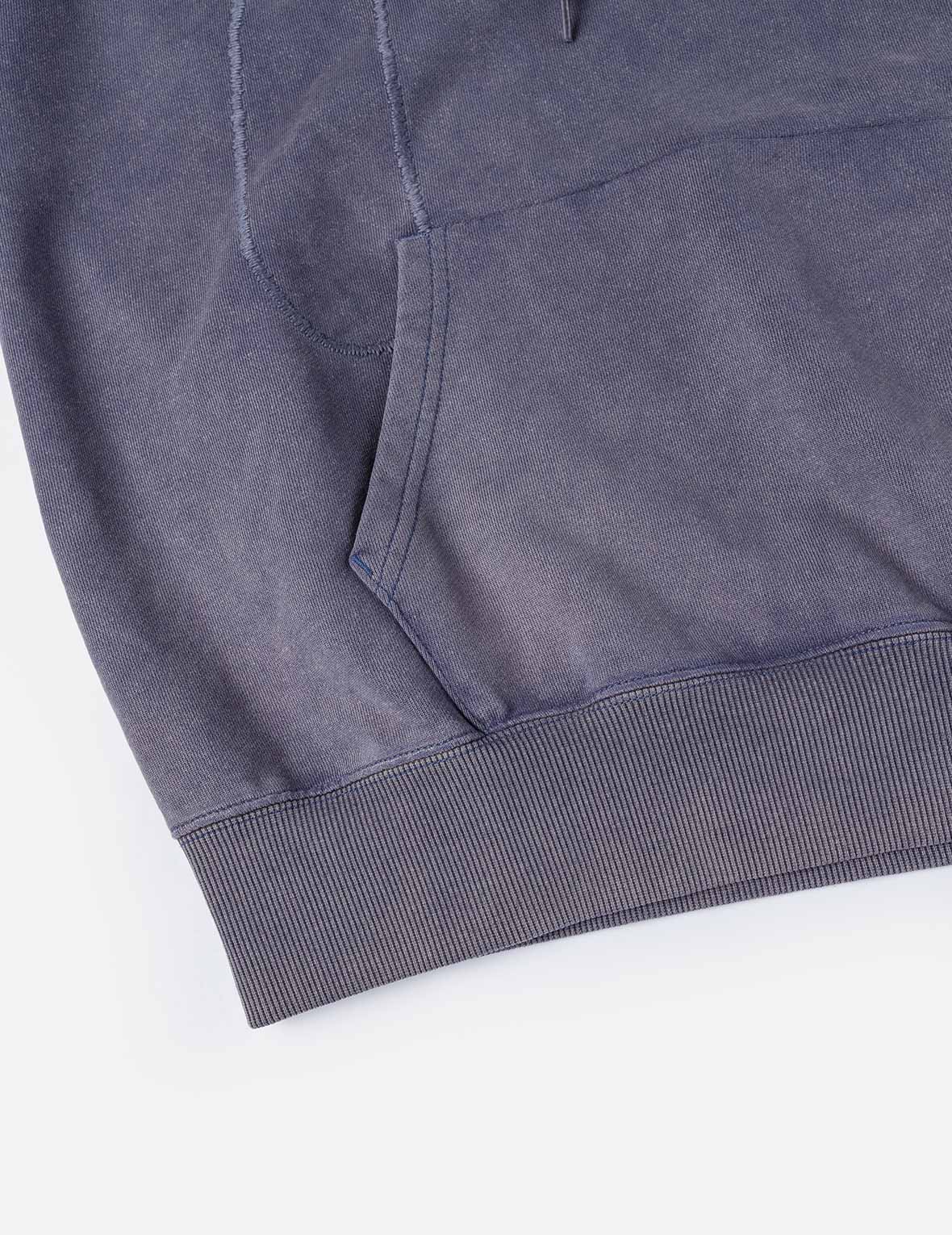 Heavy Washed Daicock Embroidery Regular Fit Hoodie