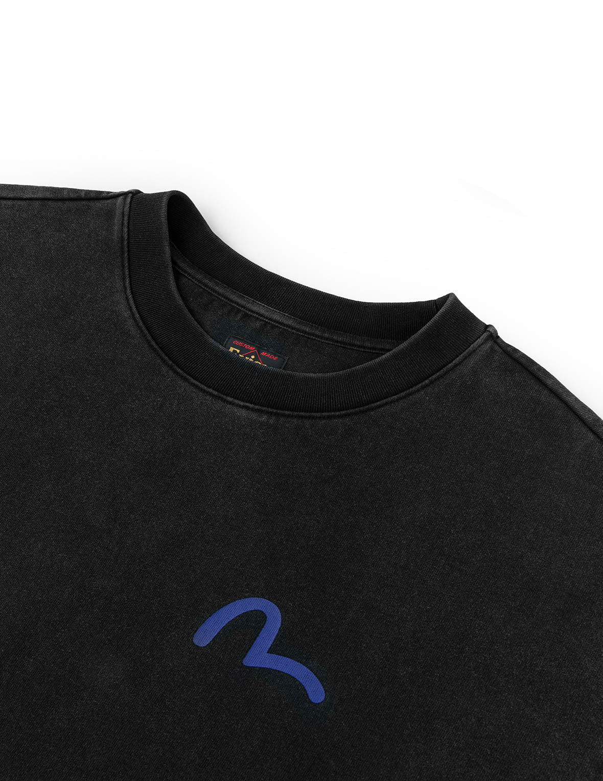 Seagull and Rubber Legs Print Relax Fit Long-sleeve T-shirt