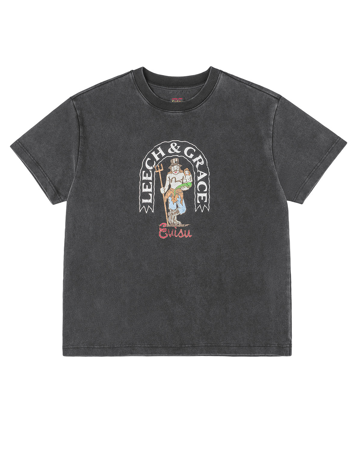 American "Ebisu" Print Relax Fit T-shirt