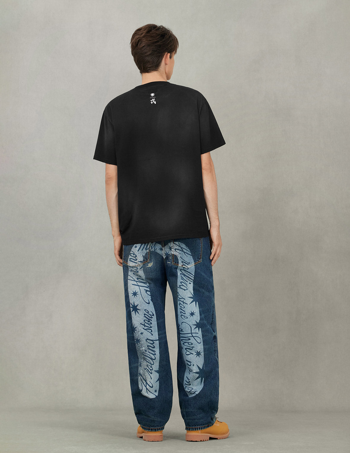 EVISU X GDC 脏洗宽版休闲T恤