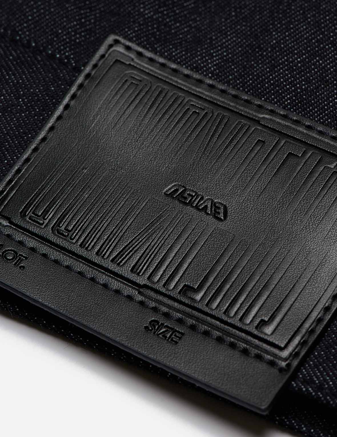 般若拼家花印花牛仔夹克