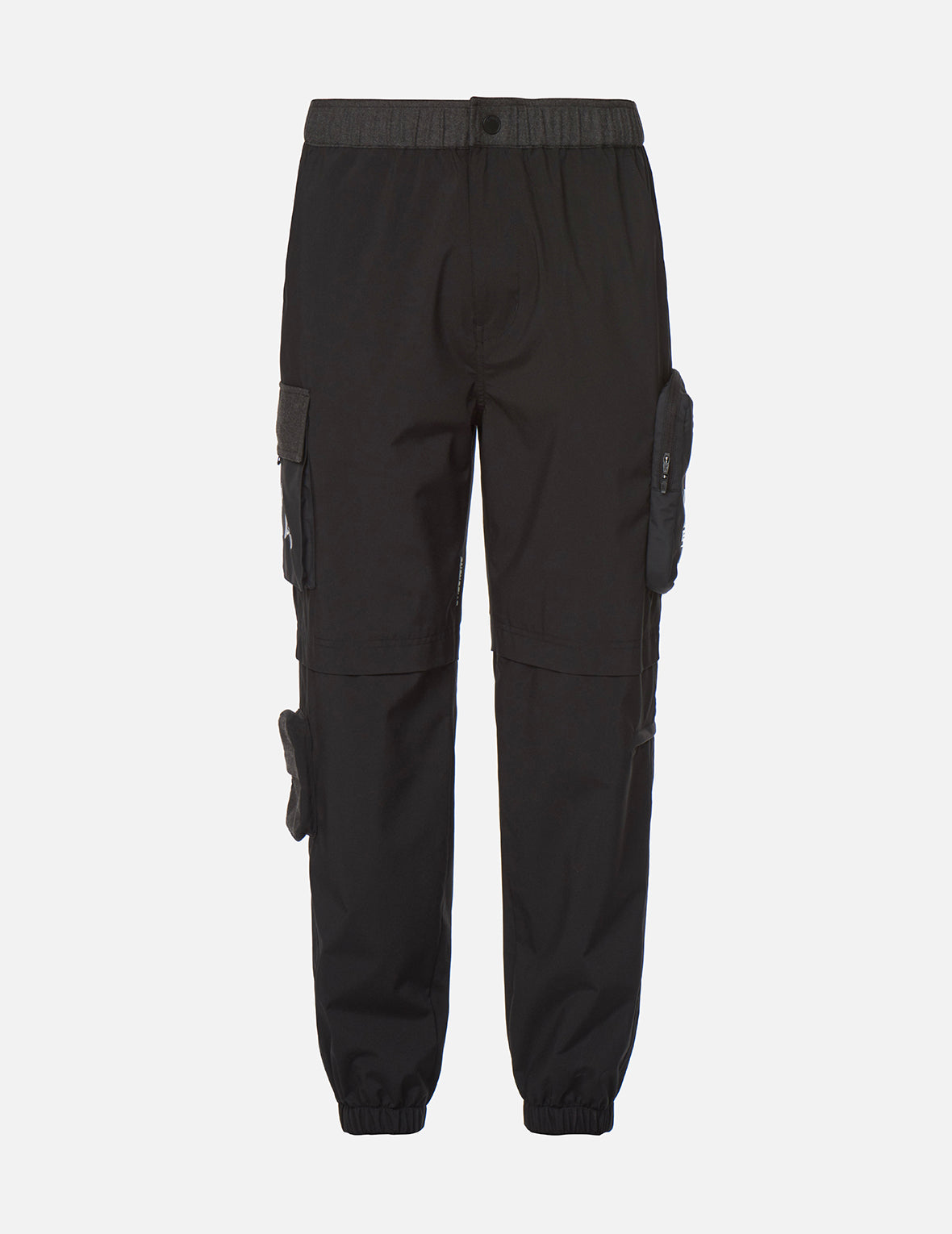 多口袋运动束脚裤