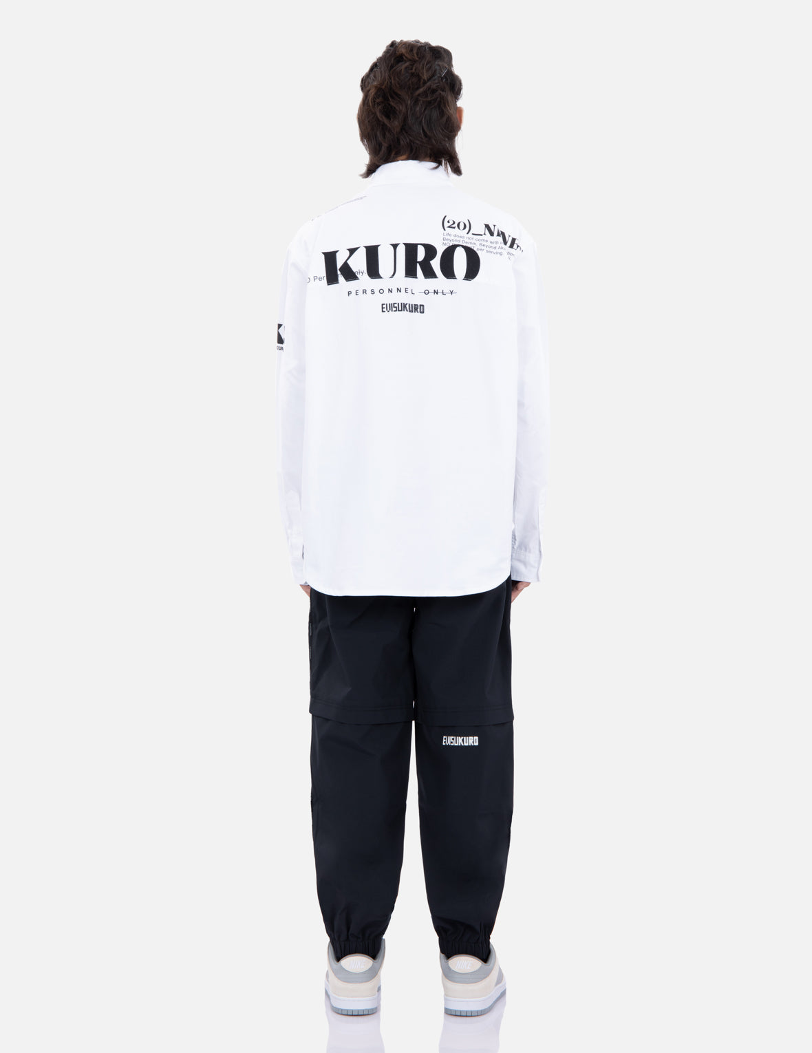 多重Logo印花工装衬衫