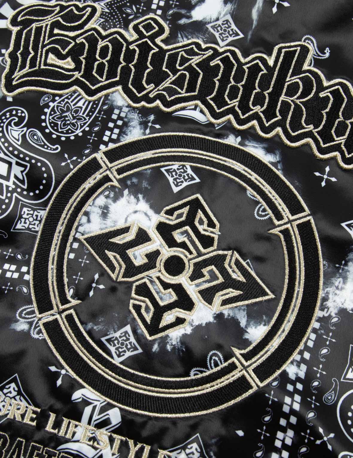 满地佩斯利印花夹层常规版型夹克