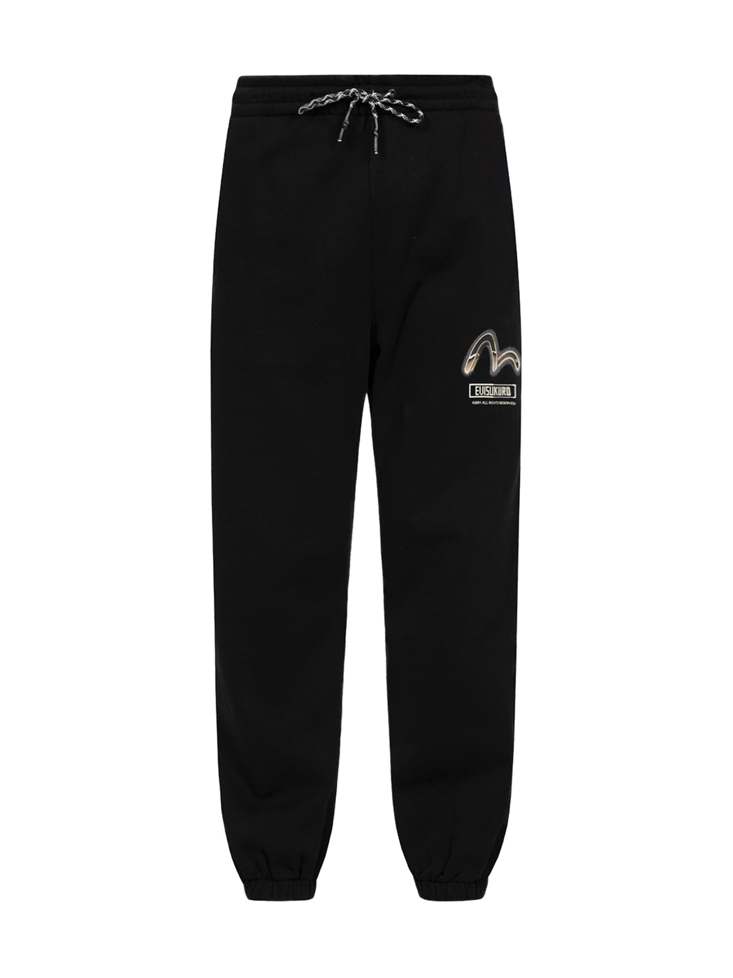 Metallic Effect Logo Relax Fit Sweatpants