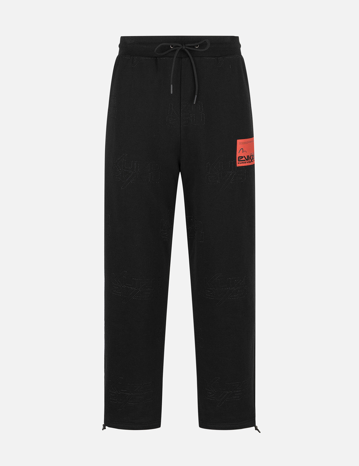 Allover Logo Stitching Regular Fit Quilting Sweatpants