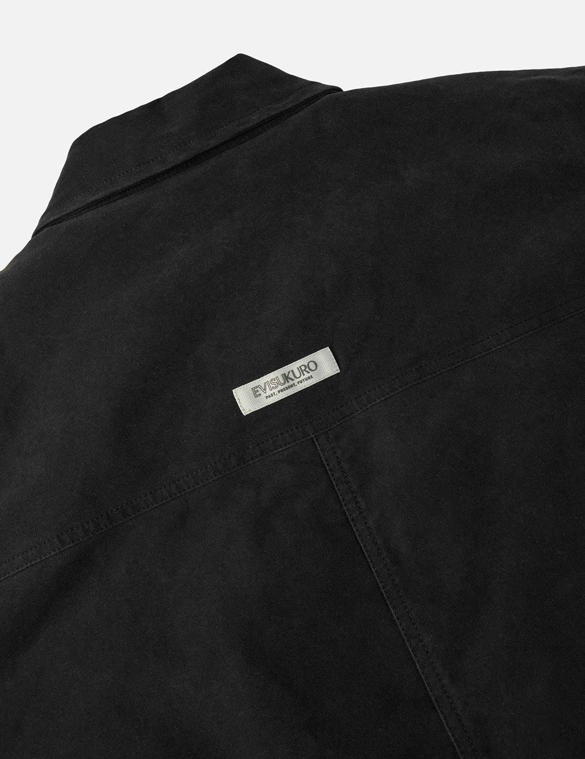 商标刺绣休闲水洗工装夹棉外套