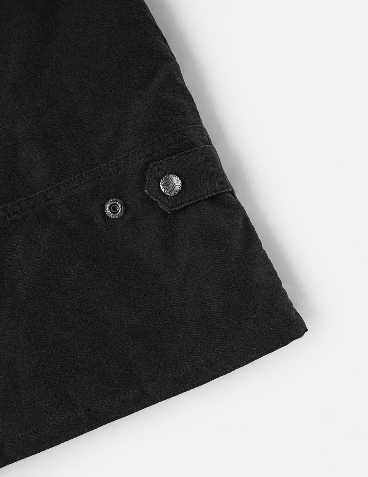 商标刺绣休闲水洗工装夹棉外套