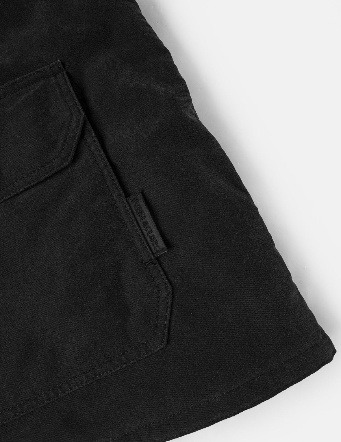 商标刺绣休闲水洗工装夹棉外套