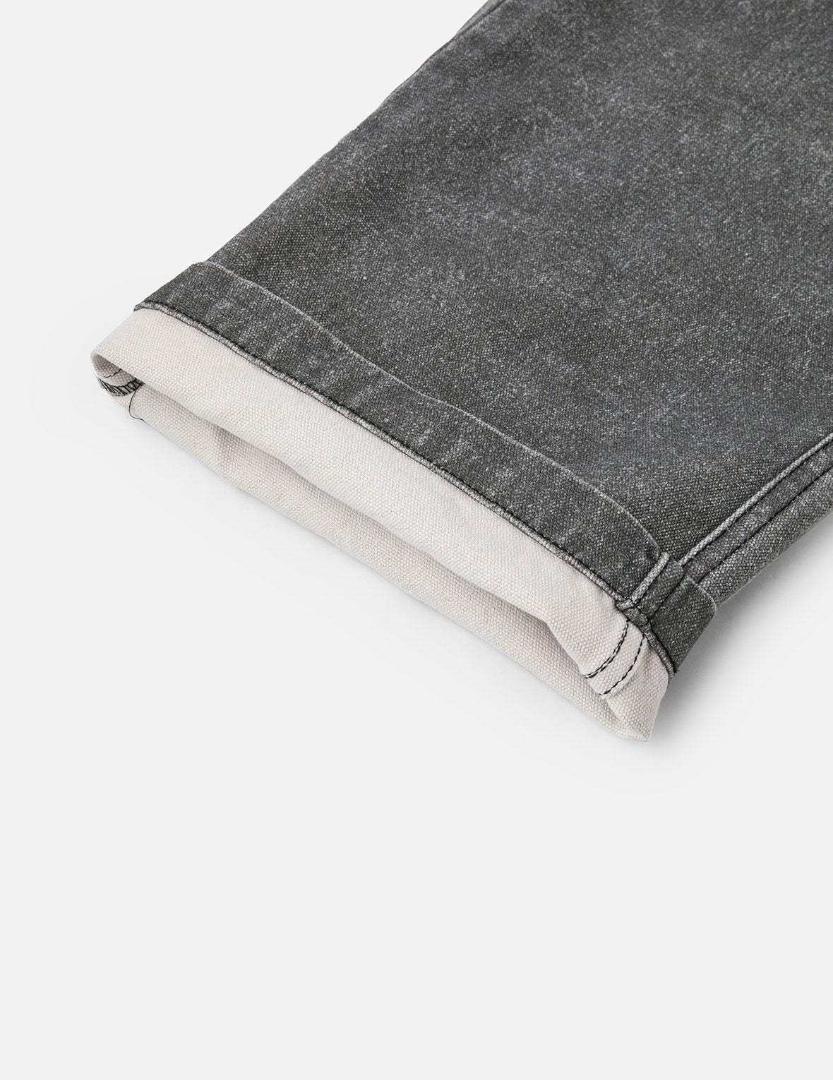 破损印花休闲长裤