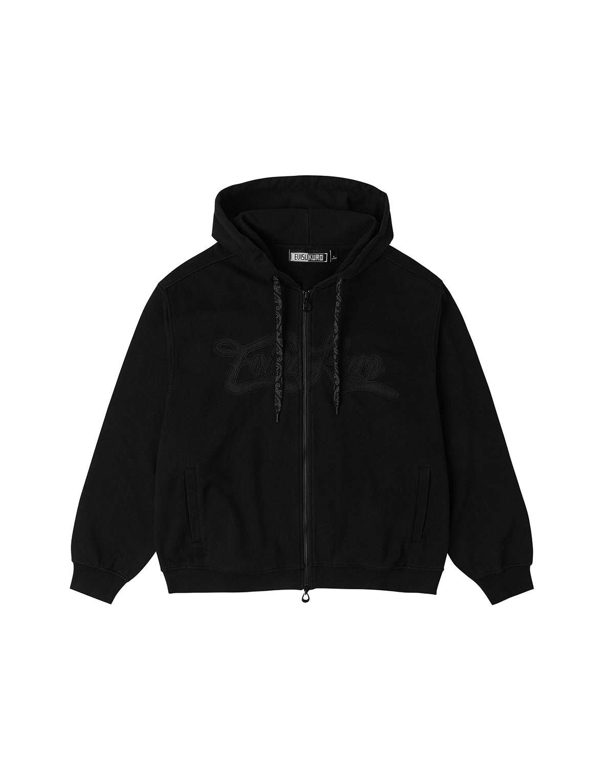 EVISUKURO Embroidery Loose Fit Hoodie Jacket