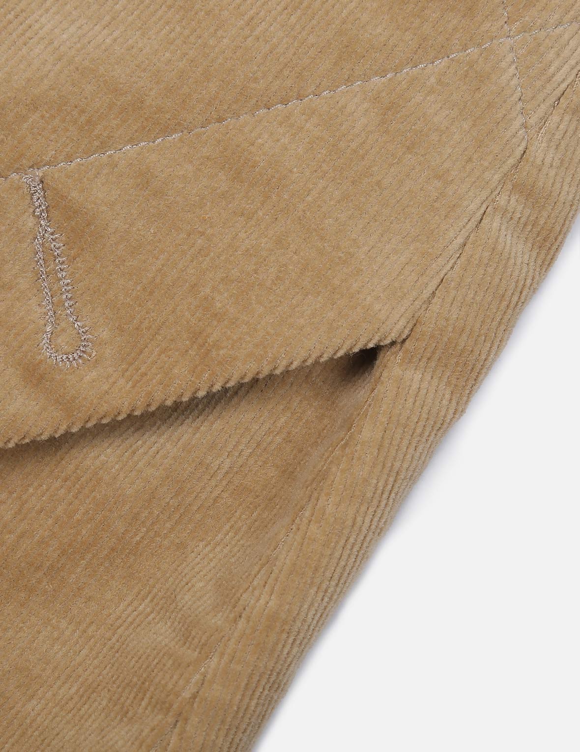 Logo Embroidered Corduroy Dress