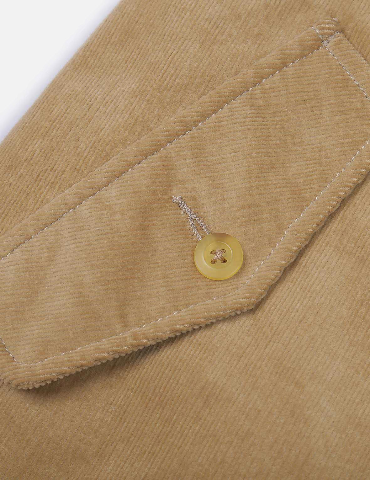 Logo Embroidered Corduroy Dress