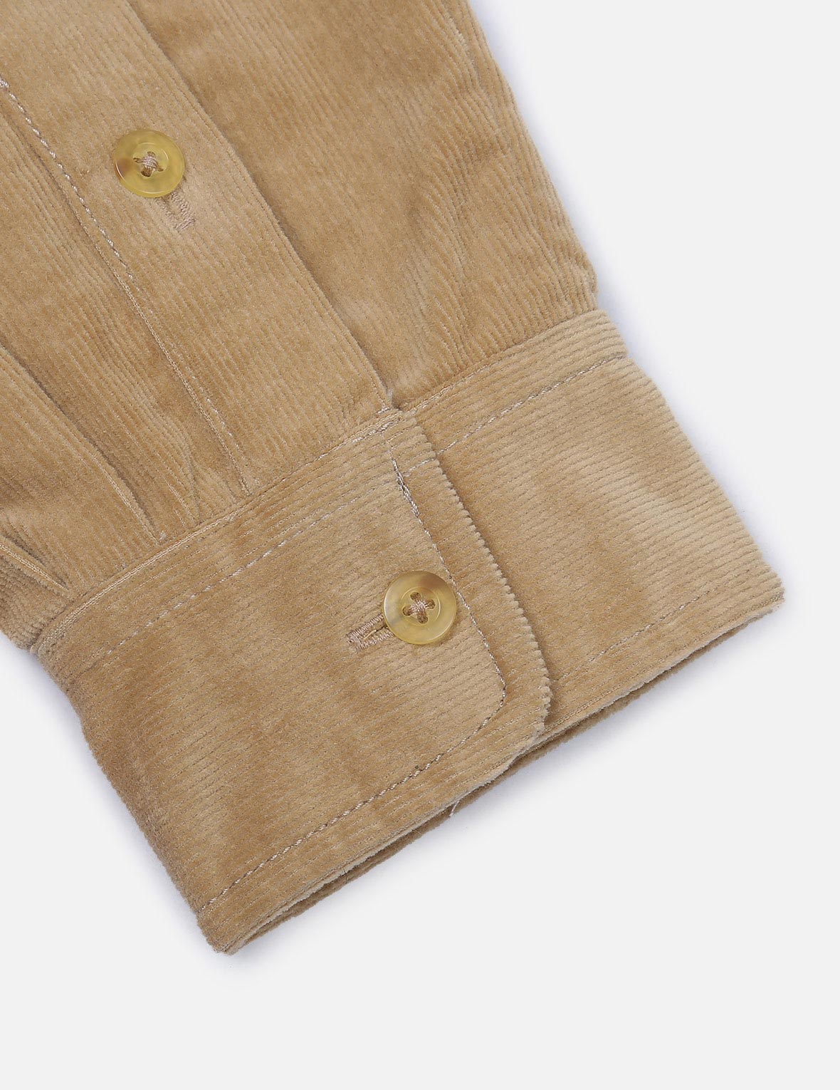Logo Embroidered Corduroy Dress