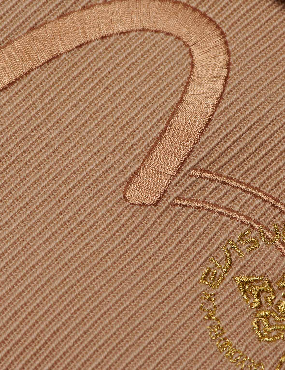 Seagull Embroidered Cargo Twill Pants