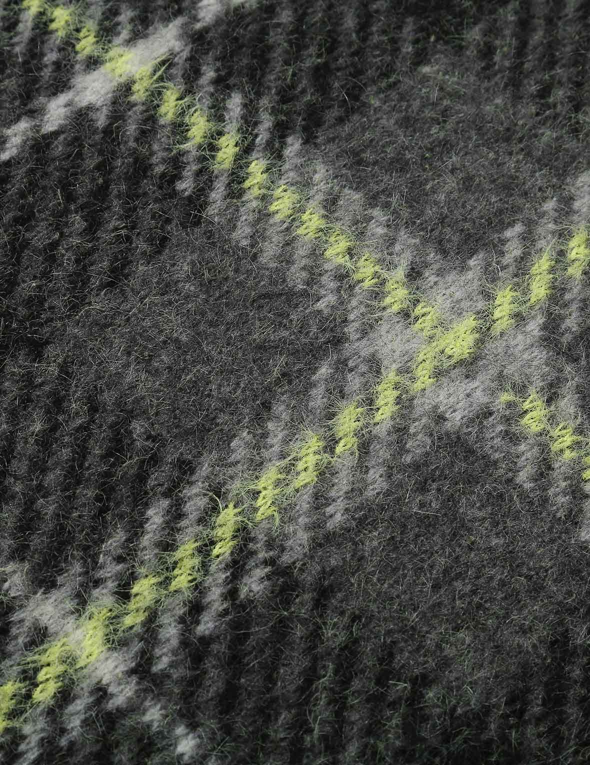 Checked Knitted Sweater