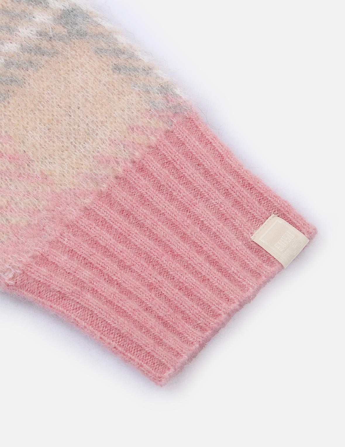Checked Knitted Sweater