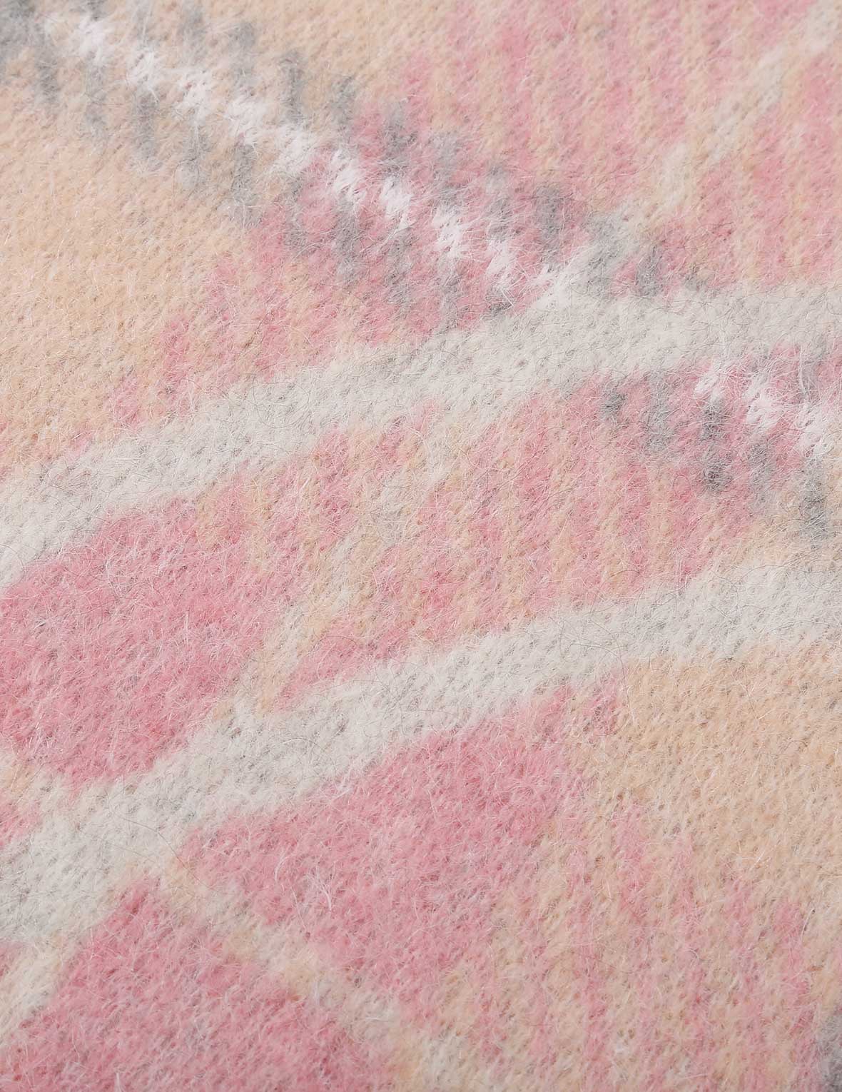 格纹针织毛衣