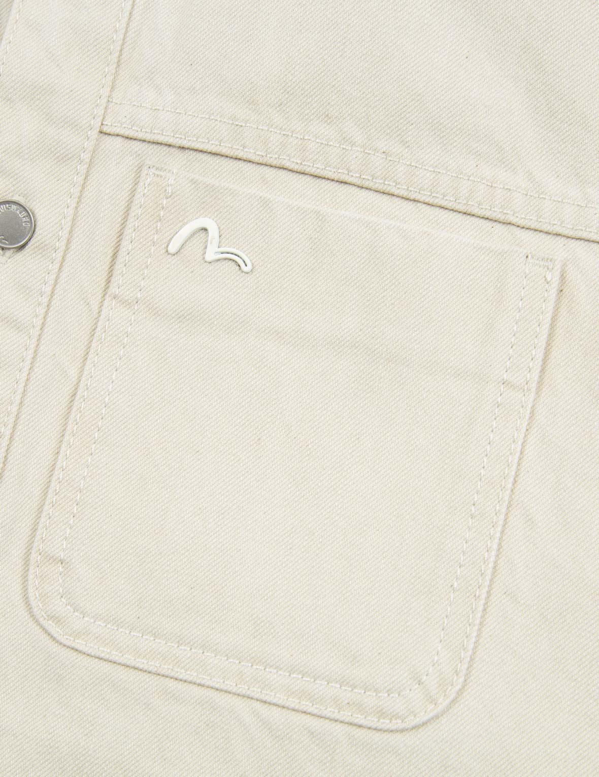 Logo Embroidered Denim Shirt