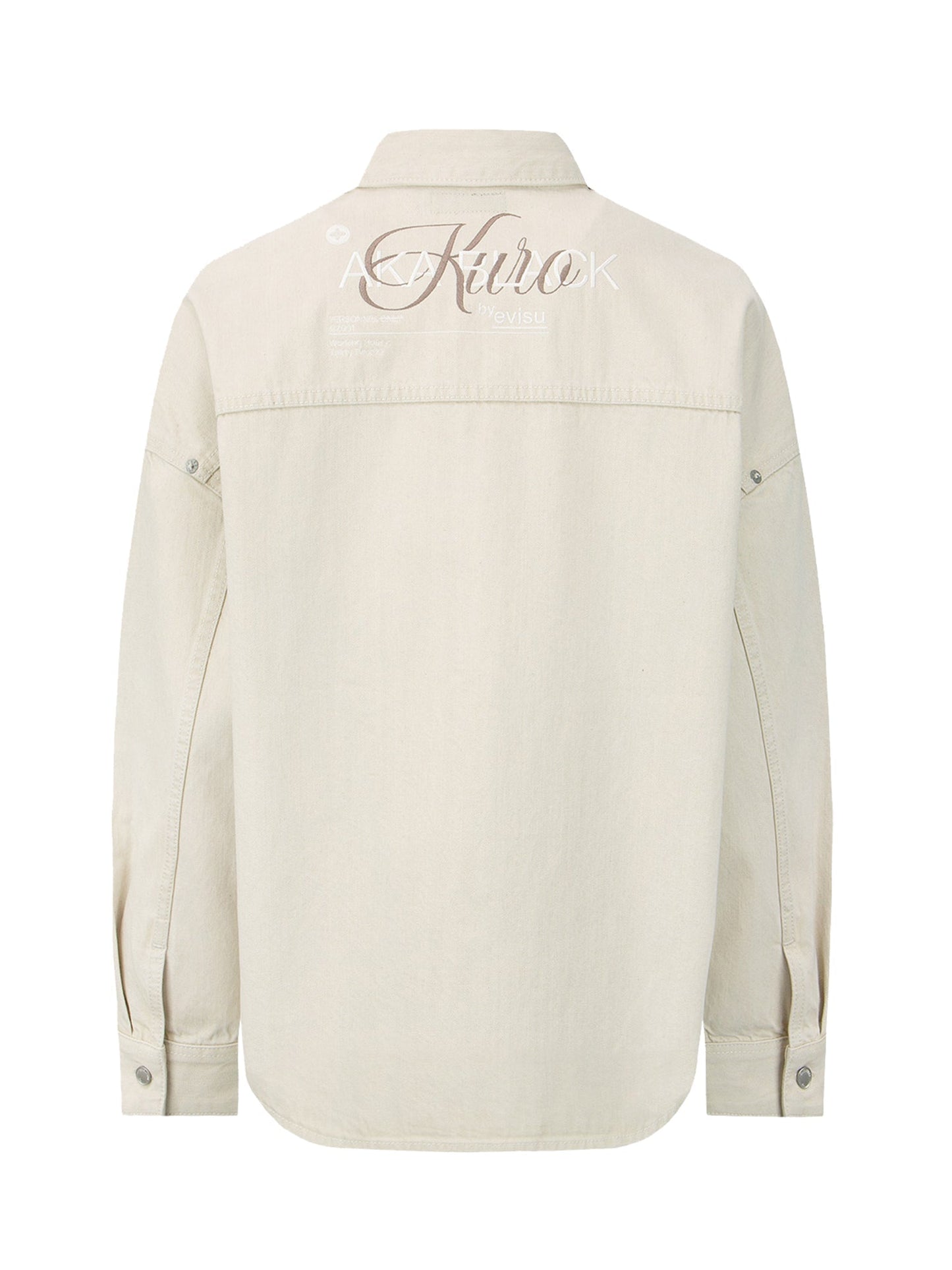 Logo Embroidered Denim Shirt