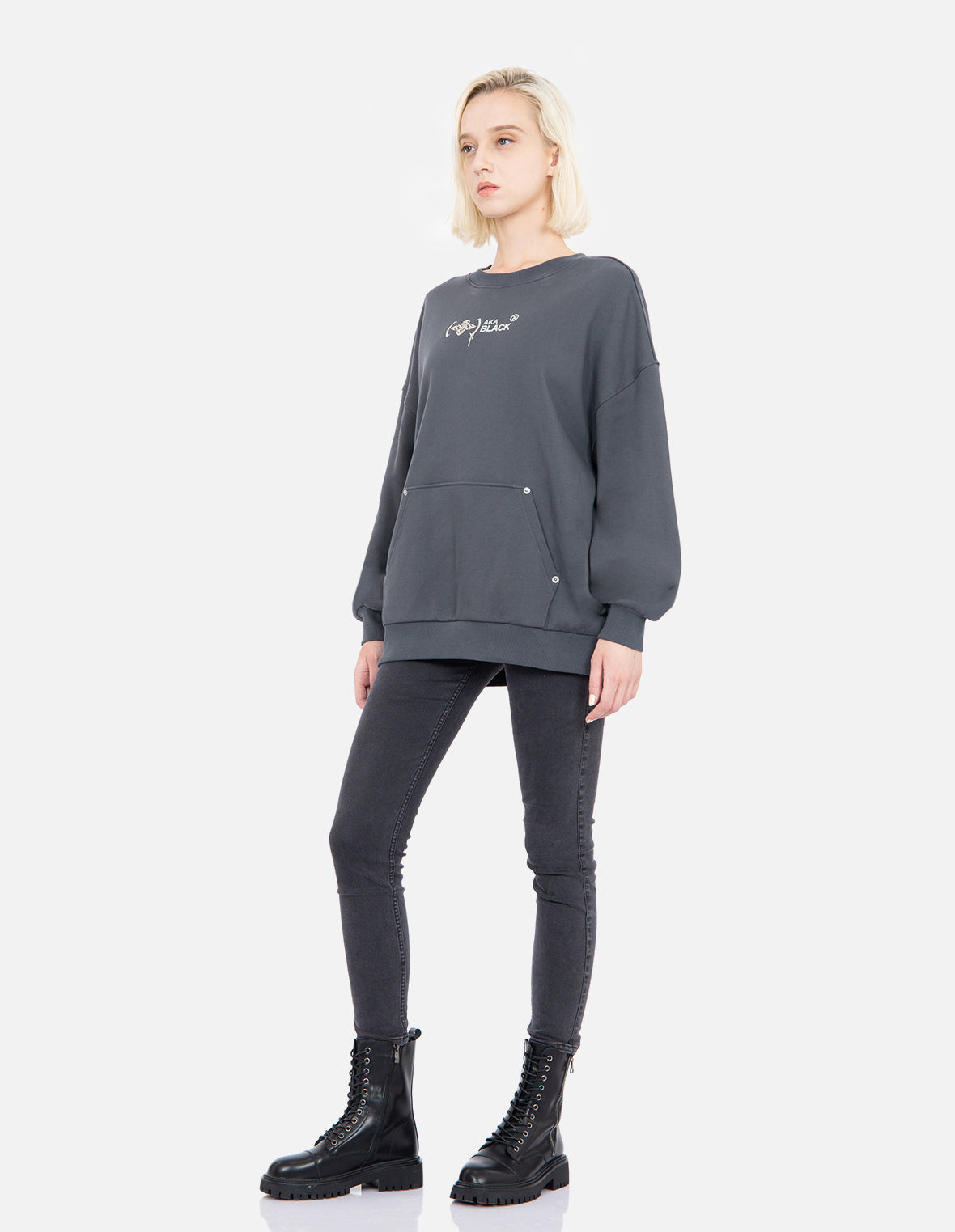 涂鸦Logo印花卫衣