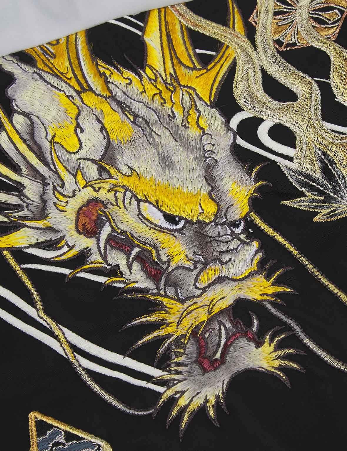 海神刺绣拼布夹棉横须贺外套