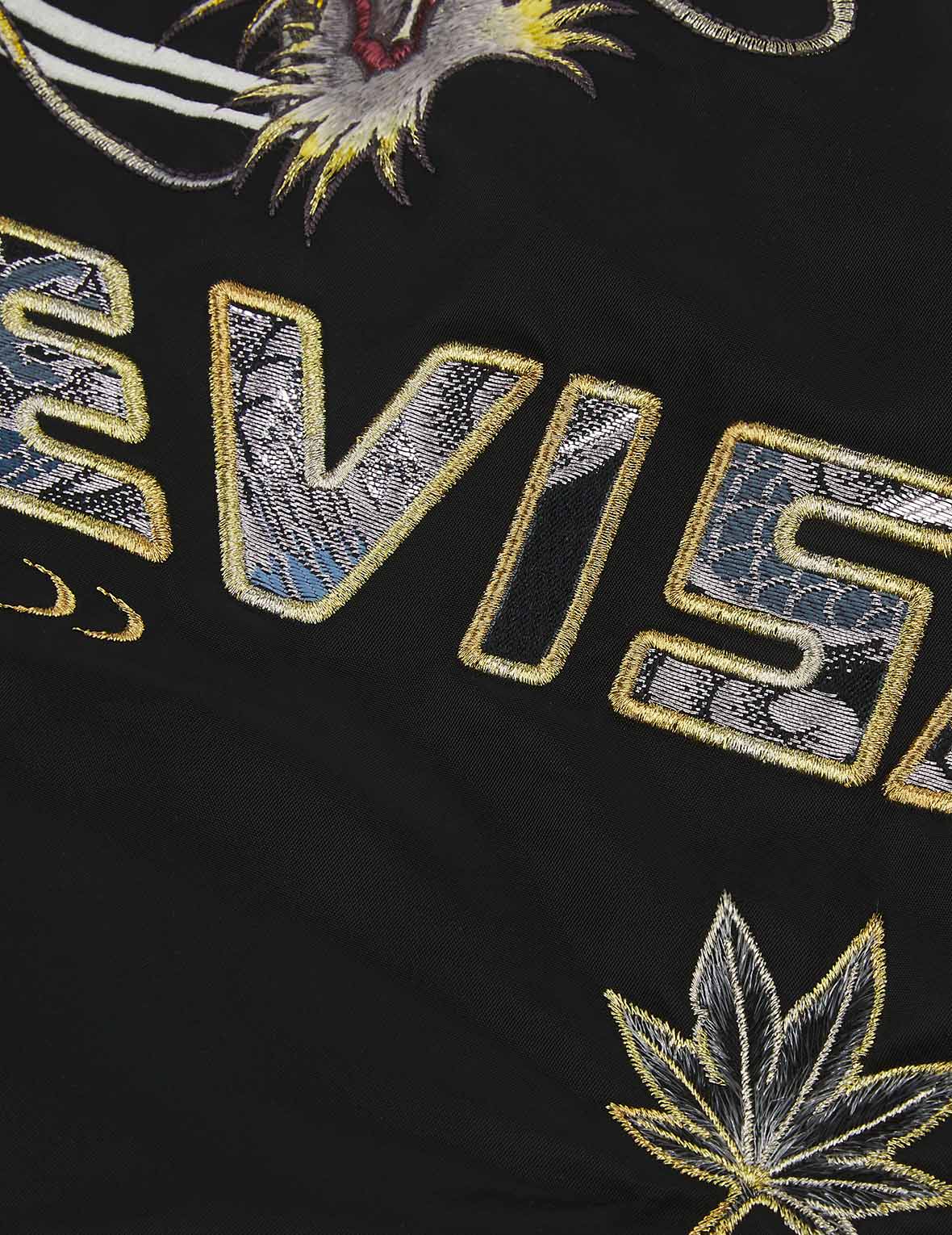 海神刺绣拼布夹棉横须贺外套