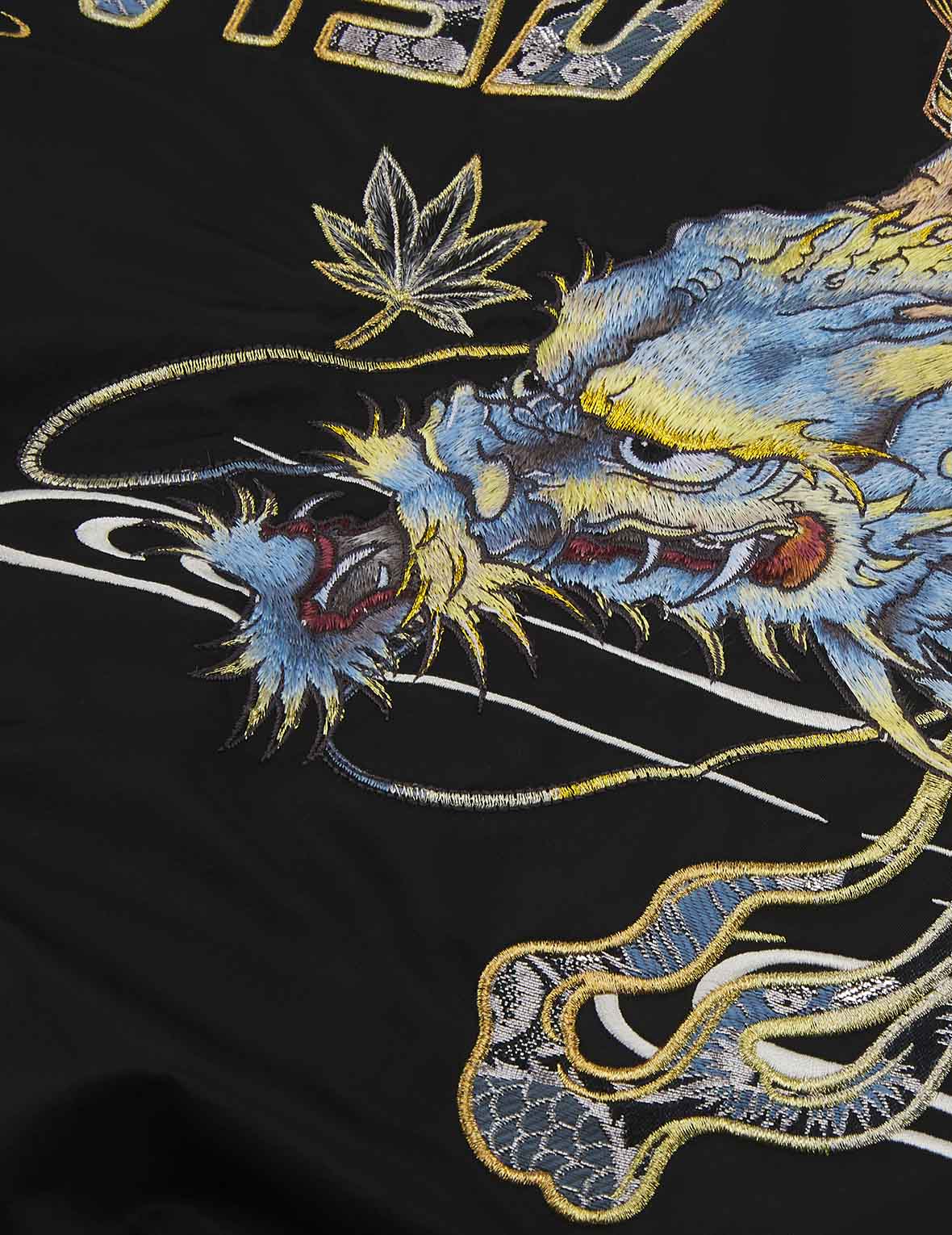 海神刺绣拼布夹棉横须贺外套