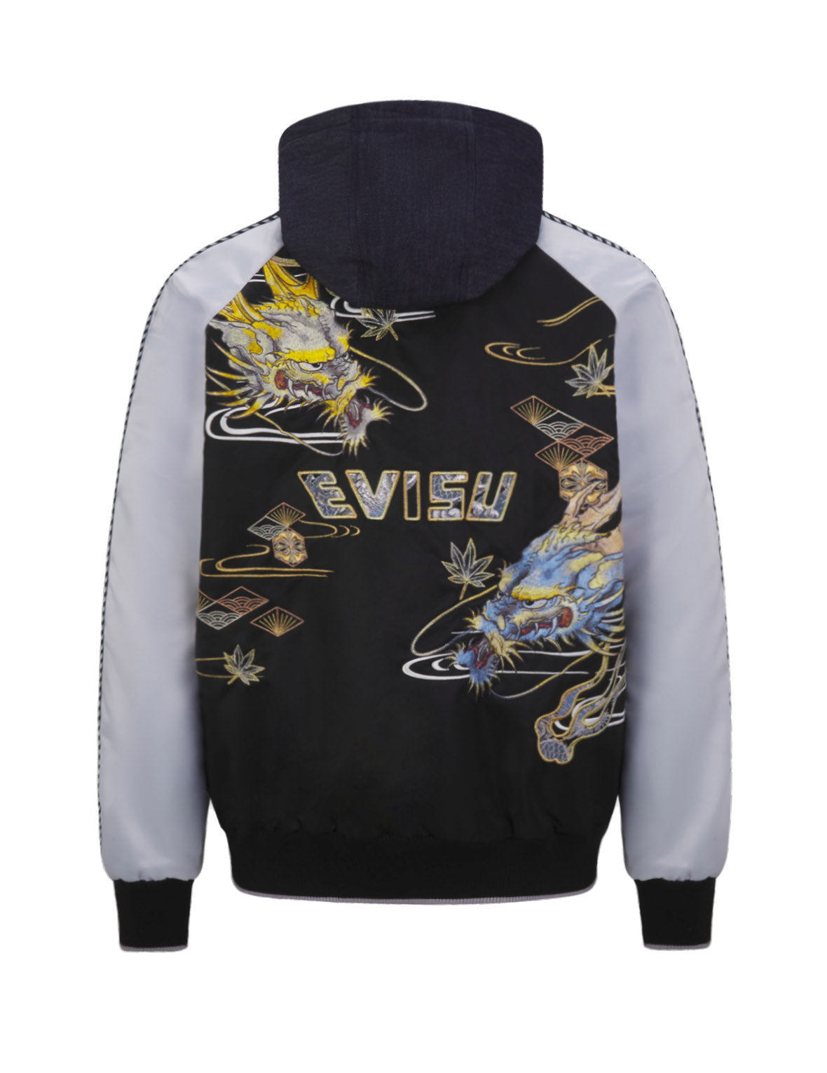 海神刺绣拼布夹棉横须贺外套