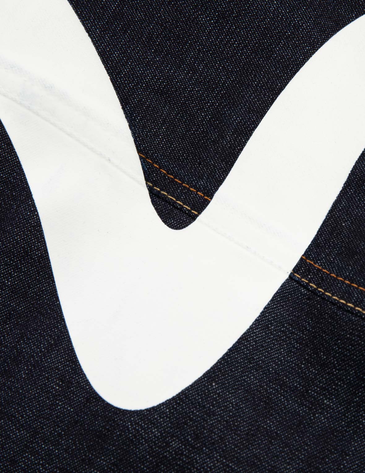 大M印花宽版休闲牛仔衬衫