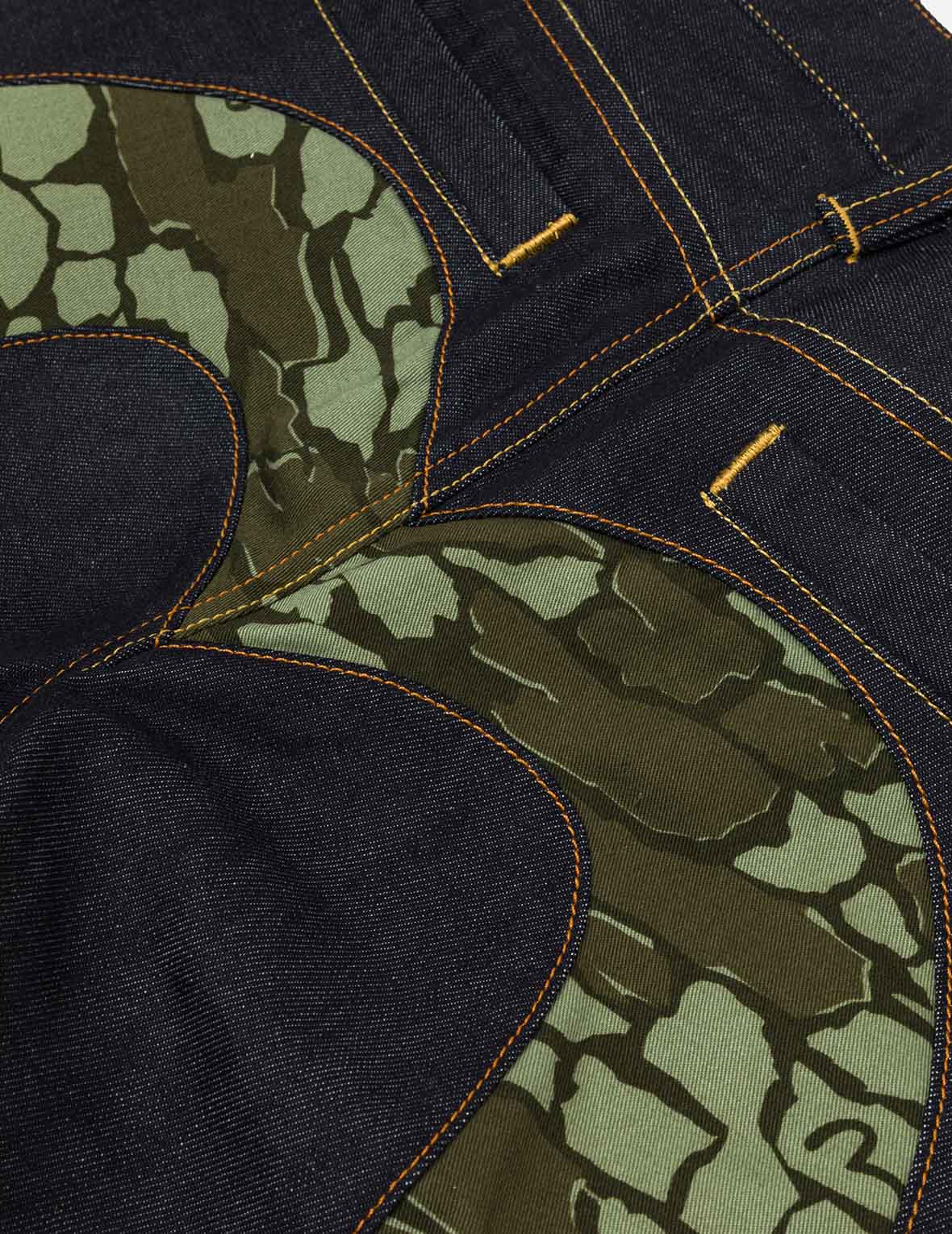 Ishigaki Camouflage Inserted Daicock Slim Fit Jeans #2010 no.1