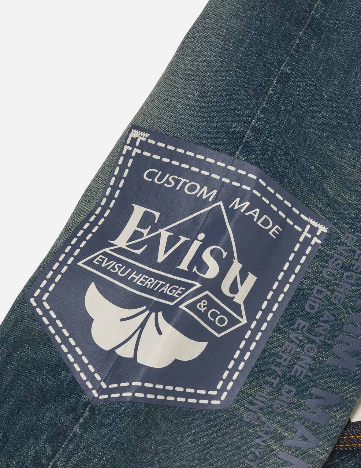 Ebisu Print and Multi-Pocket Taper Fit Jeans #2017