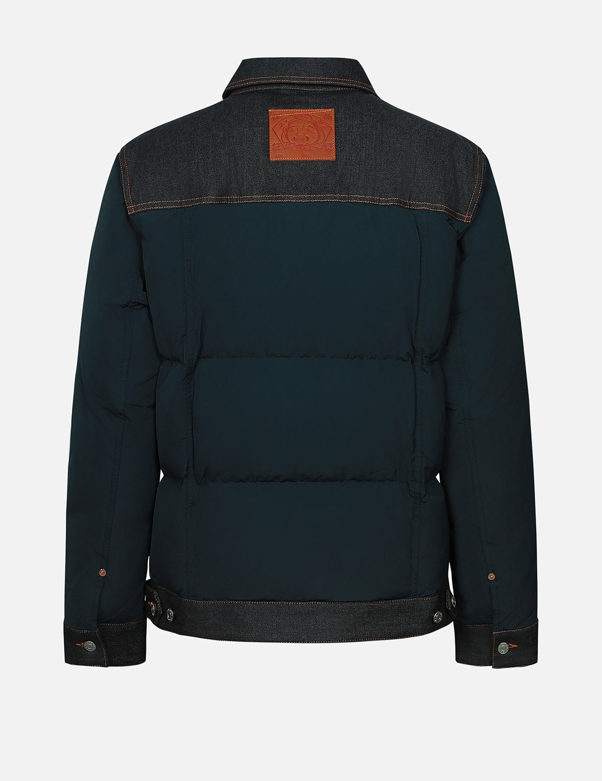 Seagull Metallic Embroidery Regular Fit Down Jacket