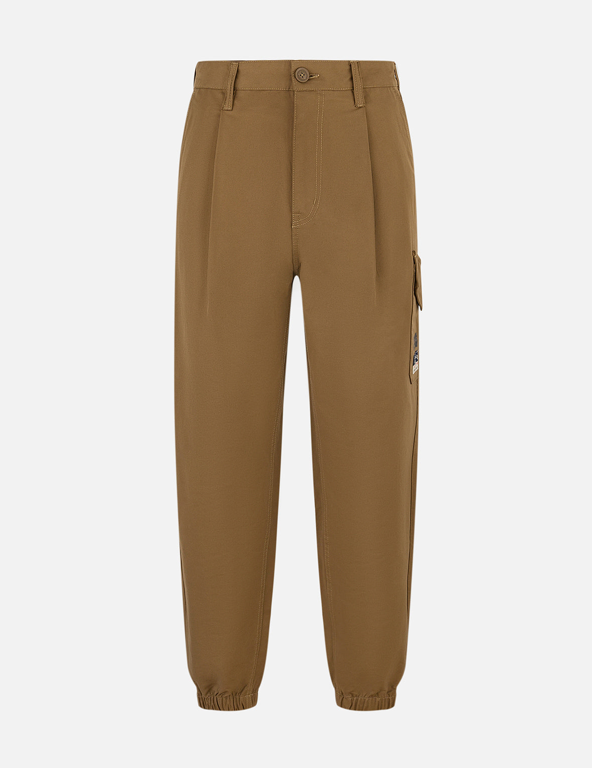 Kamon and Wheel of Wisdom Embroidery Fashion Fit Woven Jogger