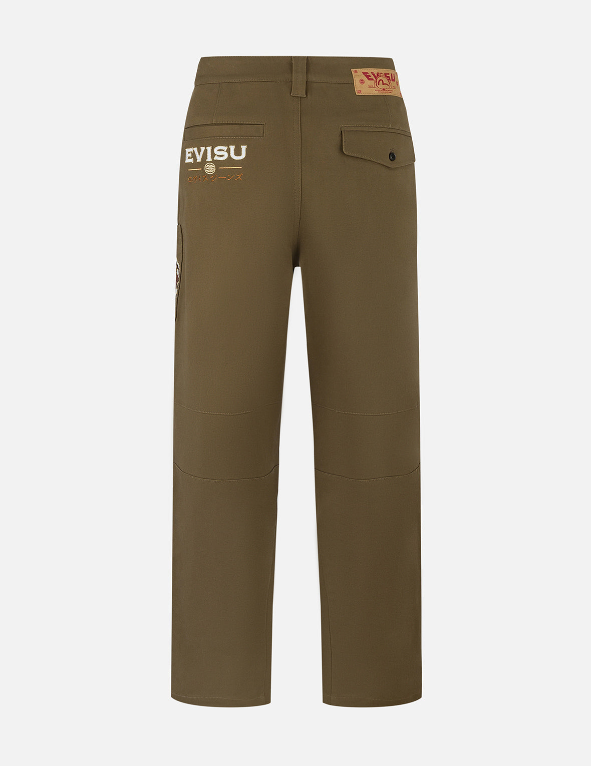 Seagull and Logo Embroidery Relax Fit Woven Pants