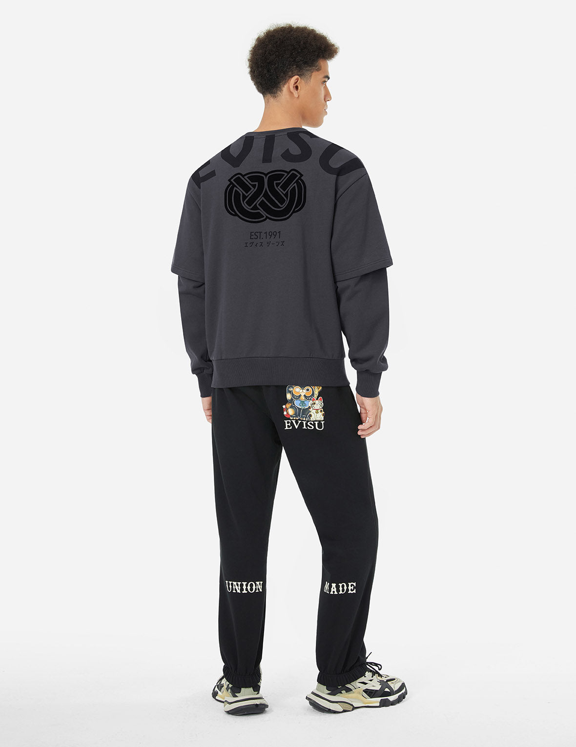 2-in-1 Multi-Print Relax Fit Sweatshirt