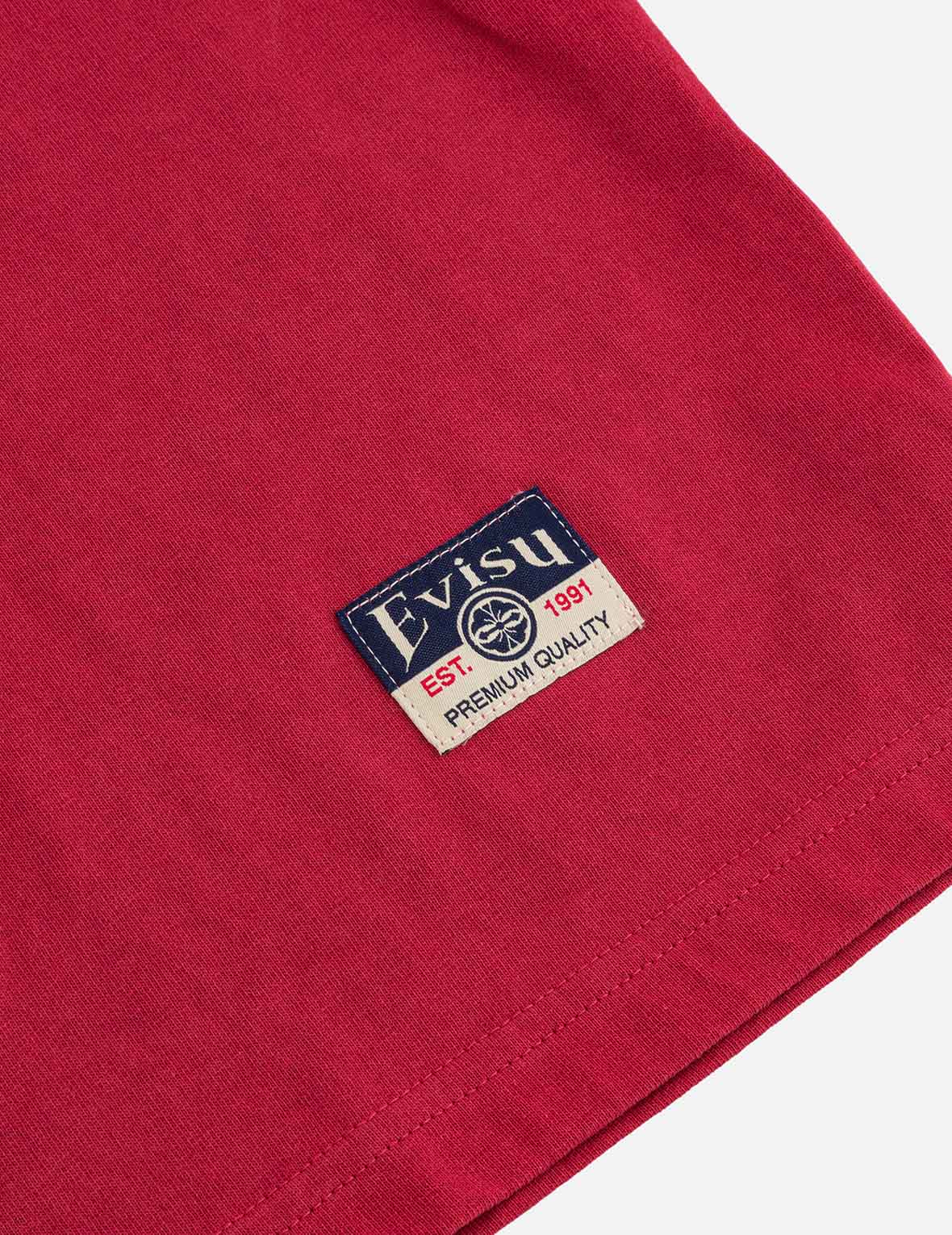 商标和忍者达摩大M印花宽版T恤