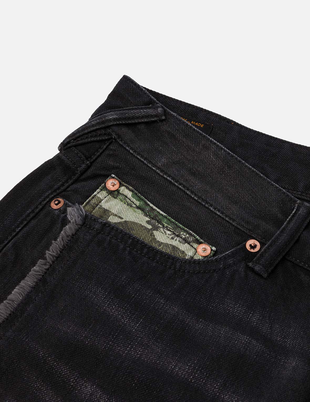 洗水解构刺子绣休閒牛仔裤 #2030