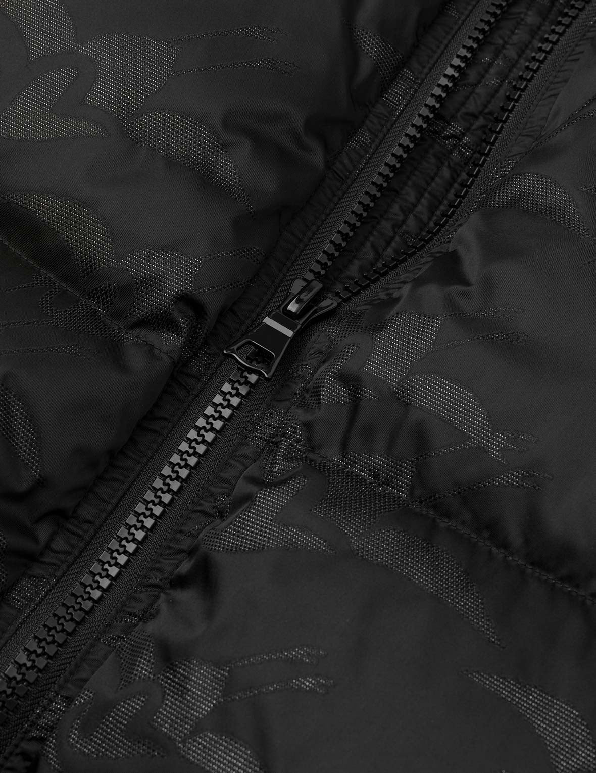 Allover Seagull Crane Jacquard Regular Fit Down Jacket