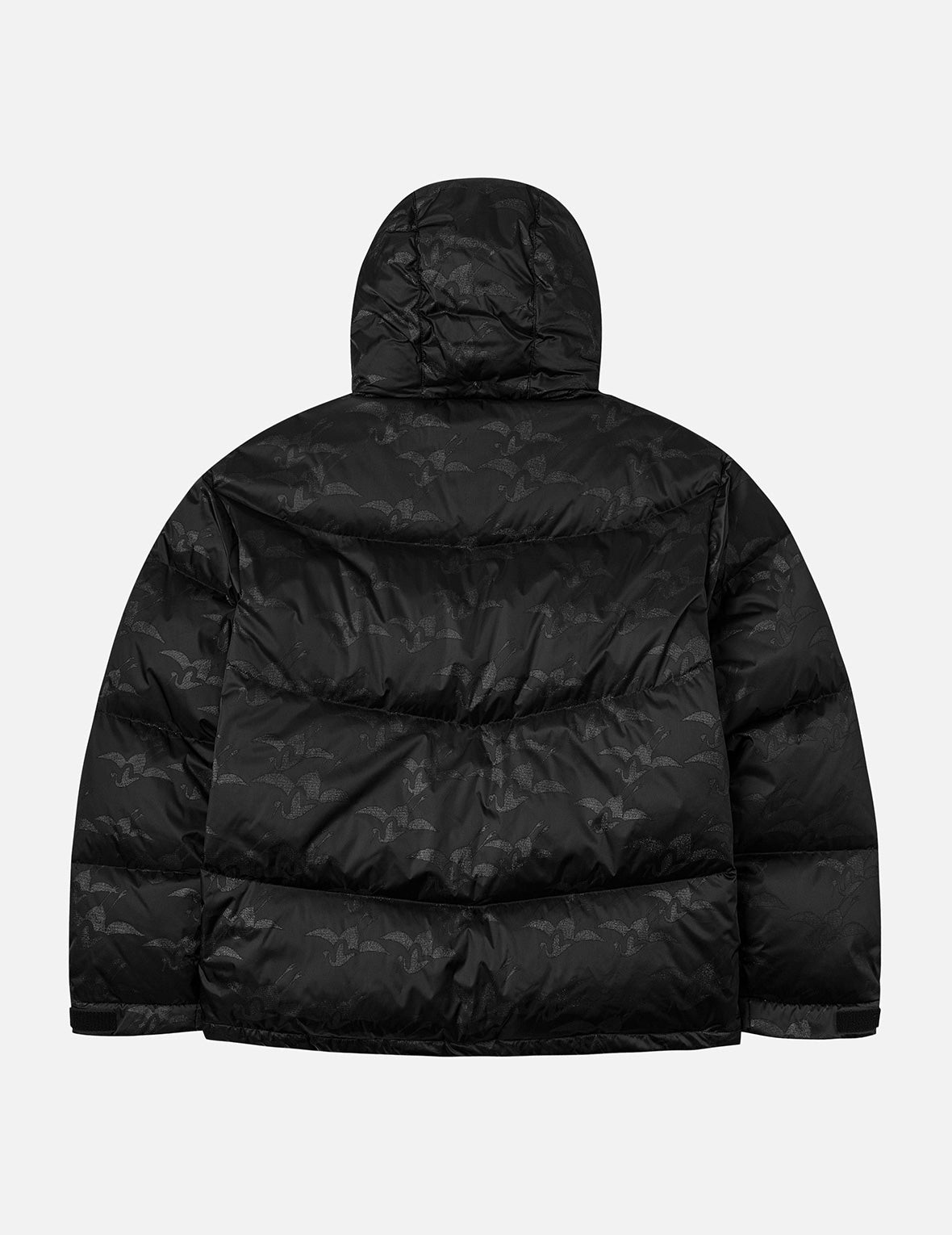 Allover Seagull Crane Jacquard Regular Fit Down Jacket