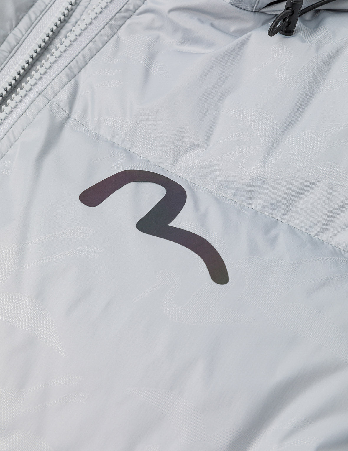 Allover Seagull Crane Jacquard Regular Fit Down Jacket