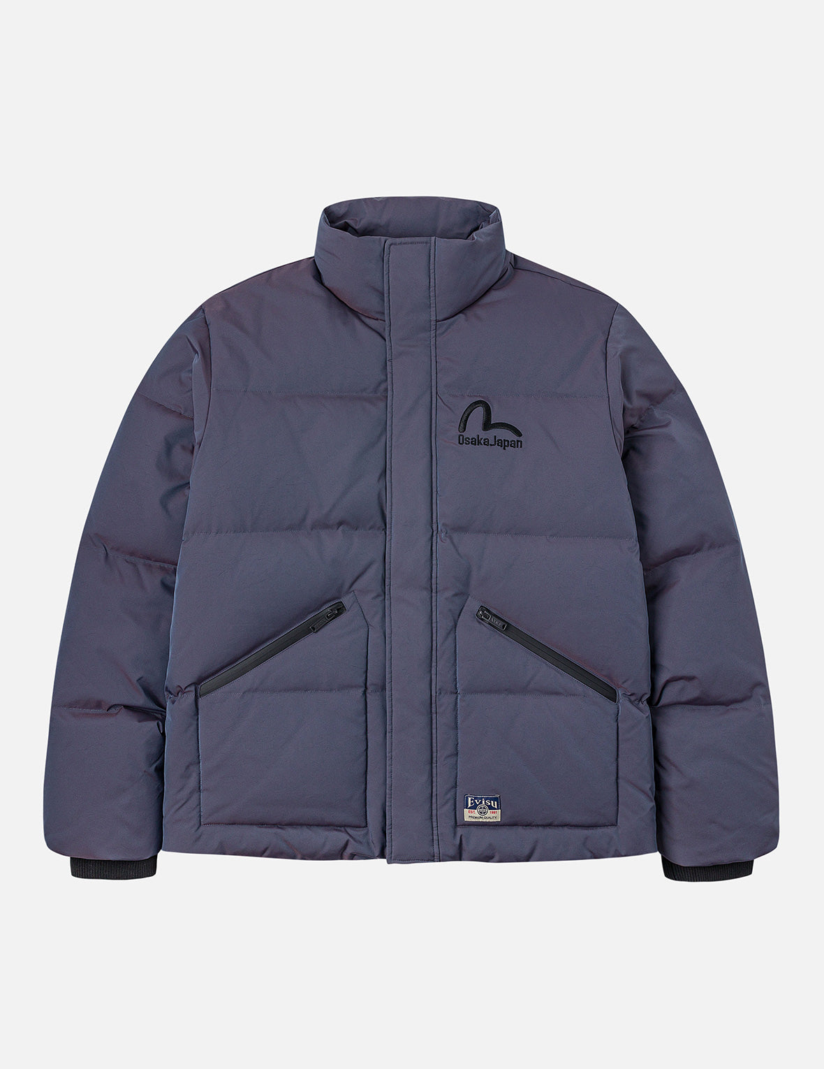 嵌条大M刺绣常规版型羽绒外套