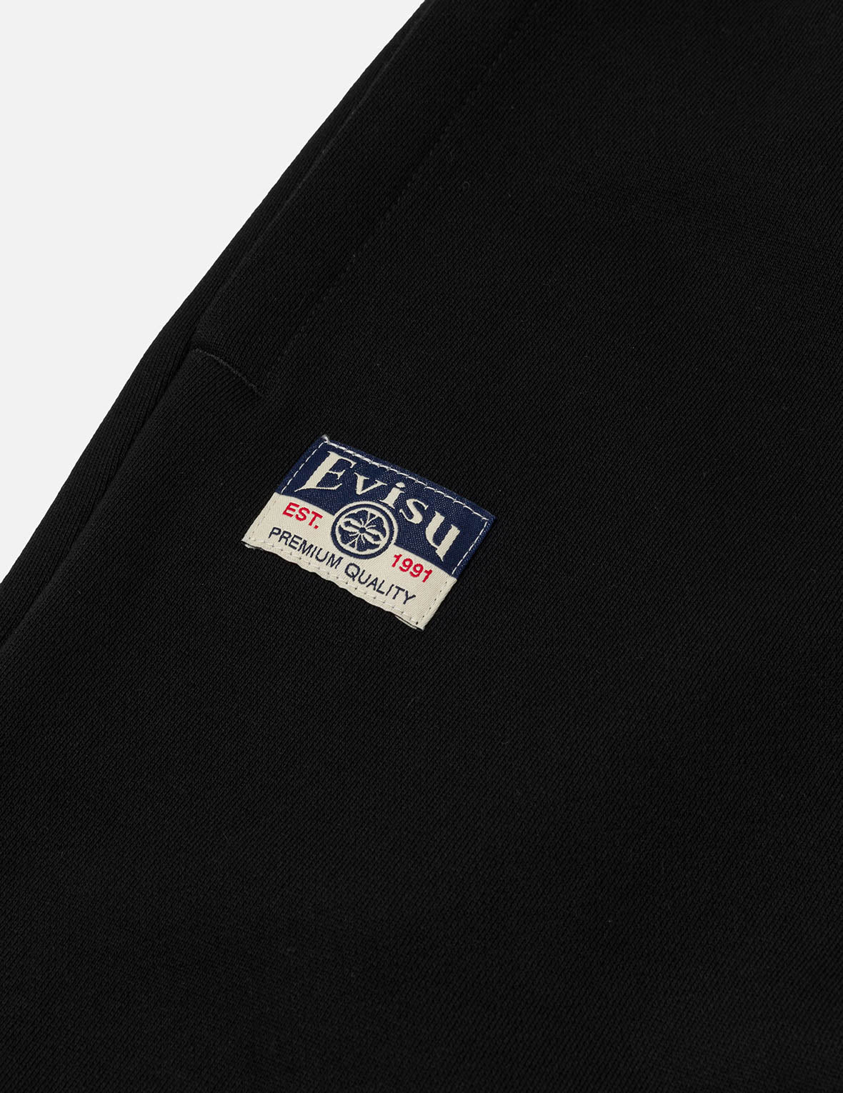 Seagull Embroidery EVISU Brocade Appliqué Straight Fit Sweatpants