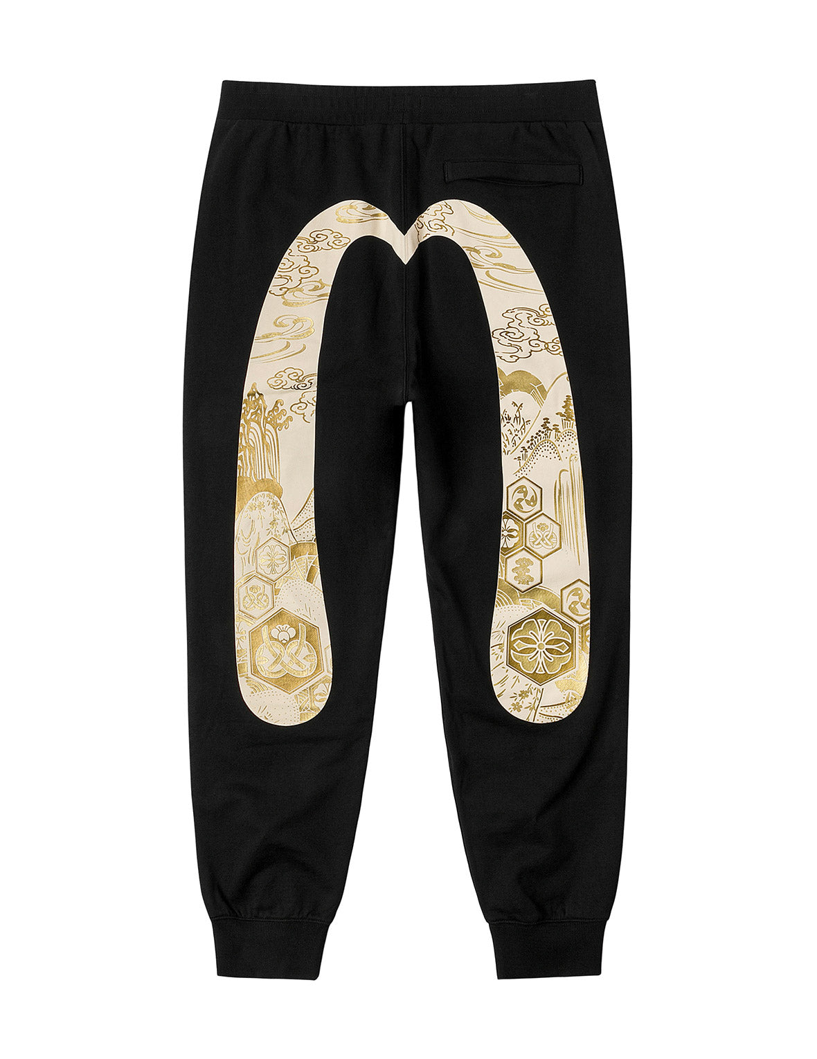 Seagull and Grateful Crane Daicock Print Regular Fit Sweatpants