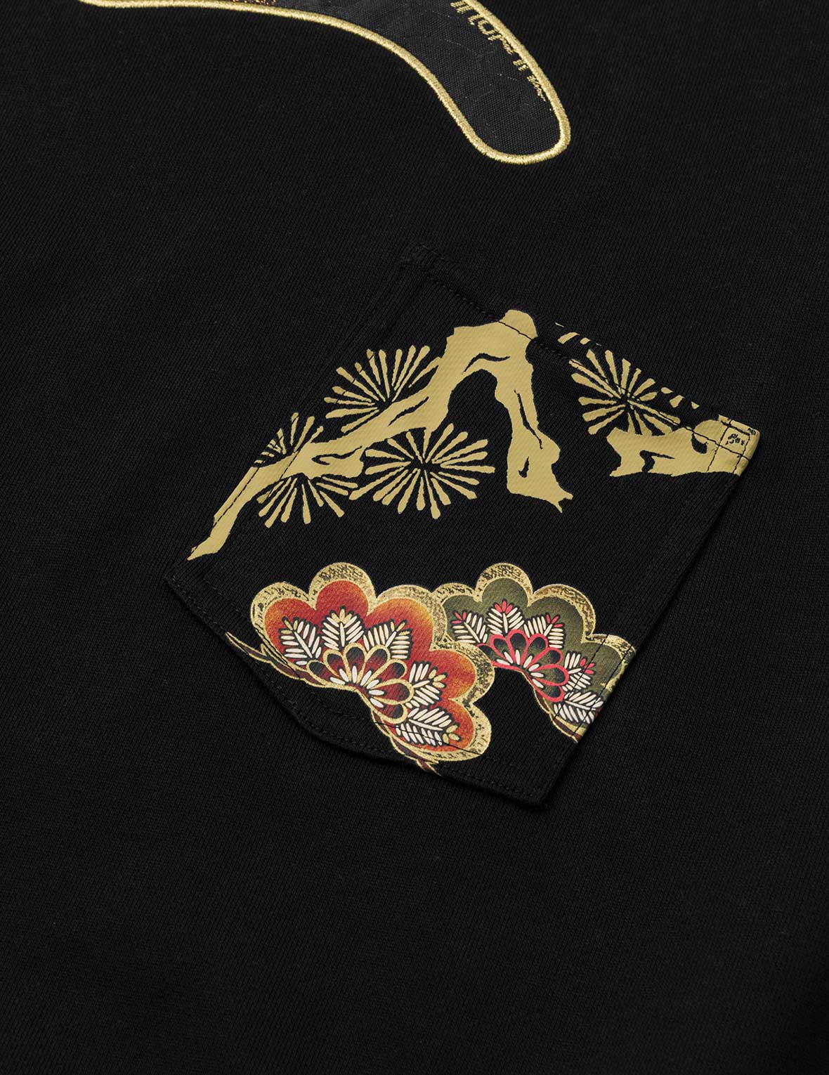 Seagull Brocade Appliqué Relax Fit Sweatshirt