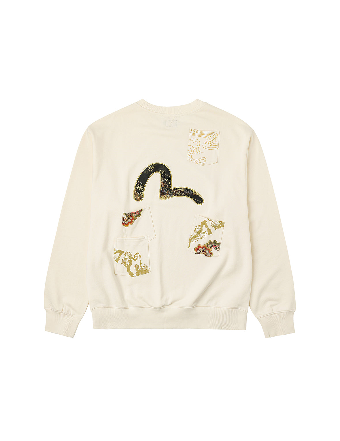 Seagull Brocade Appliqué Relax Fit Sweatshirt