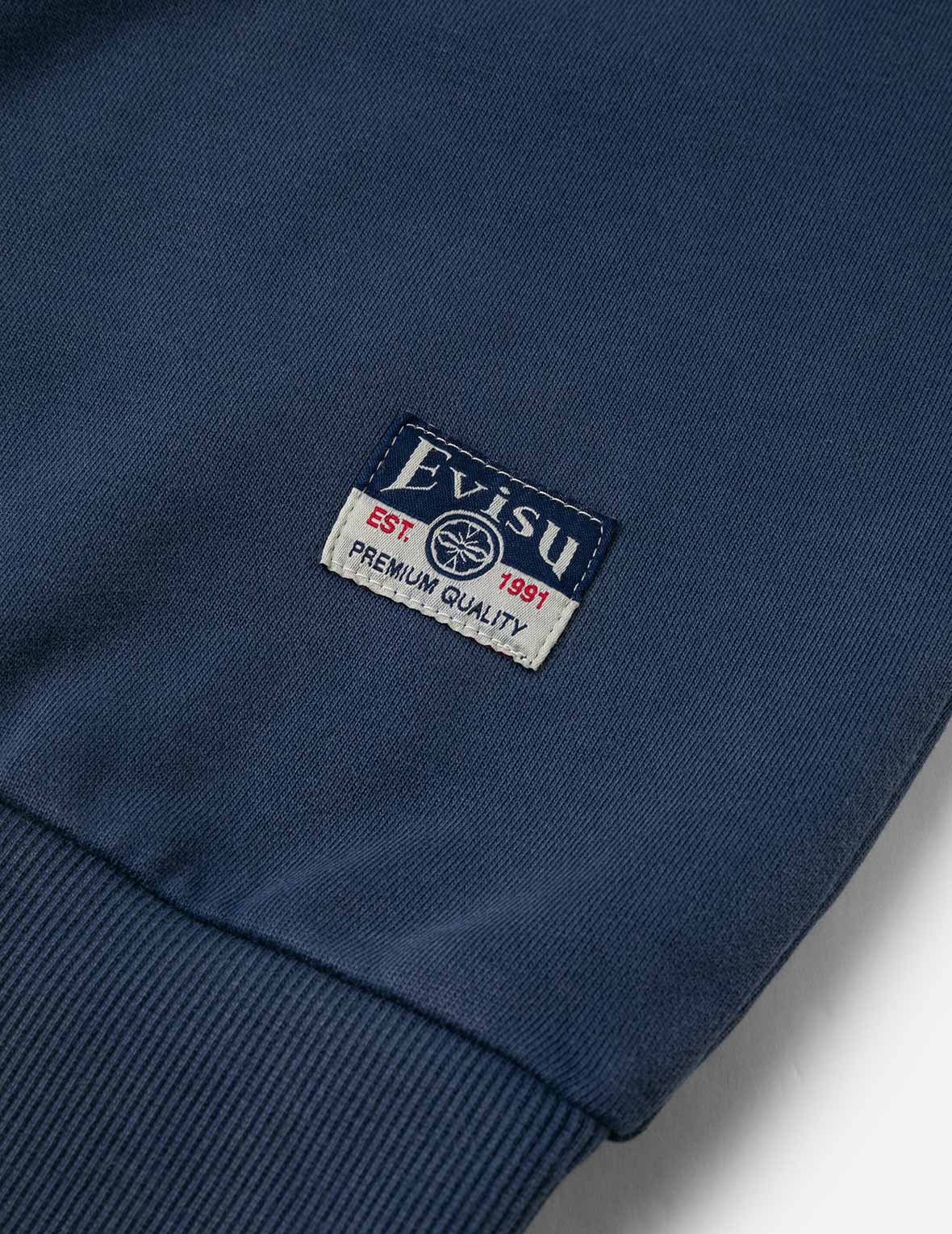 佛头和商标刺绣休闲卫衣